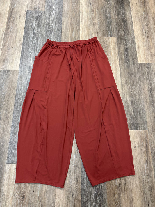 Athletic Pants By Halara In Orange, Size: L
