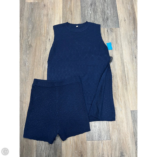 Lounge Set Shorts By Clothes Mentor In Blue, Size: S