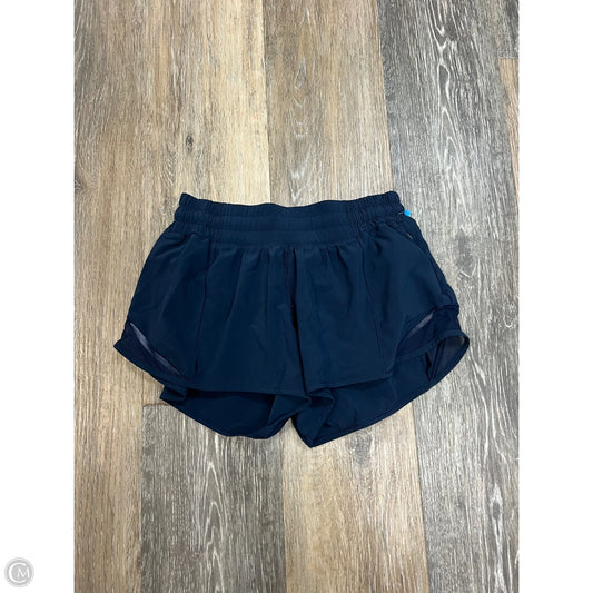 Athletic Shorts By Lululemon In Blue, Size: 4