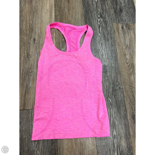 Athletic Tank Top By Lululemon In Pink, Size: 2