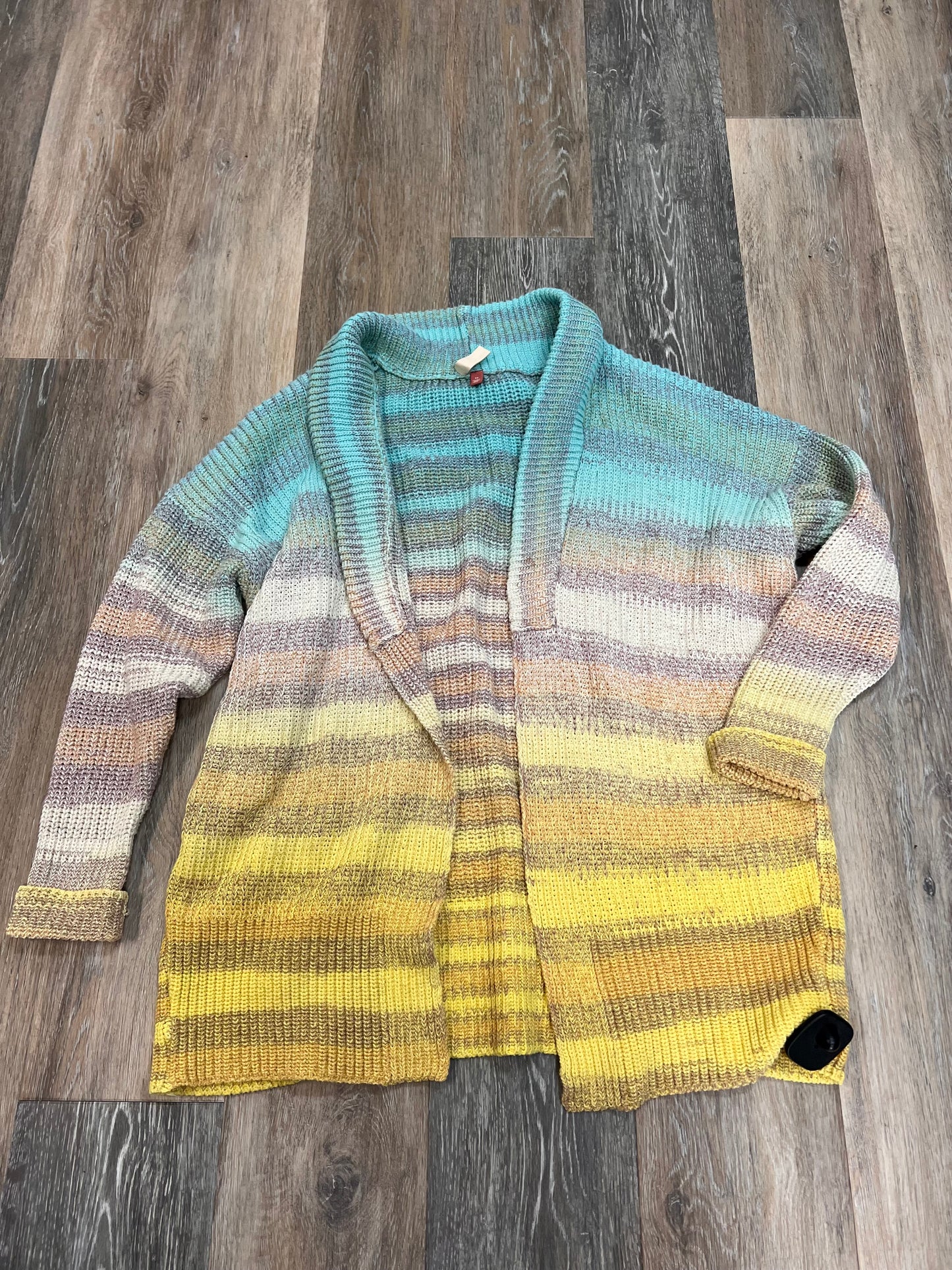 Sweater Cardigan By Pilcro In Multi-colored, Size: Xs