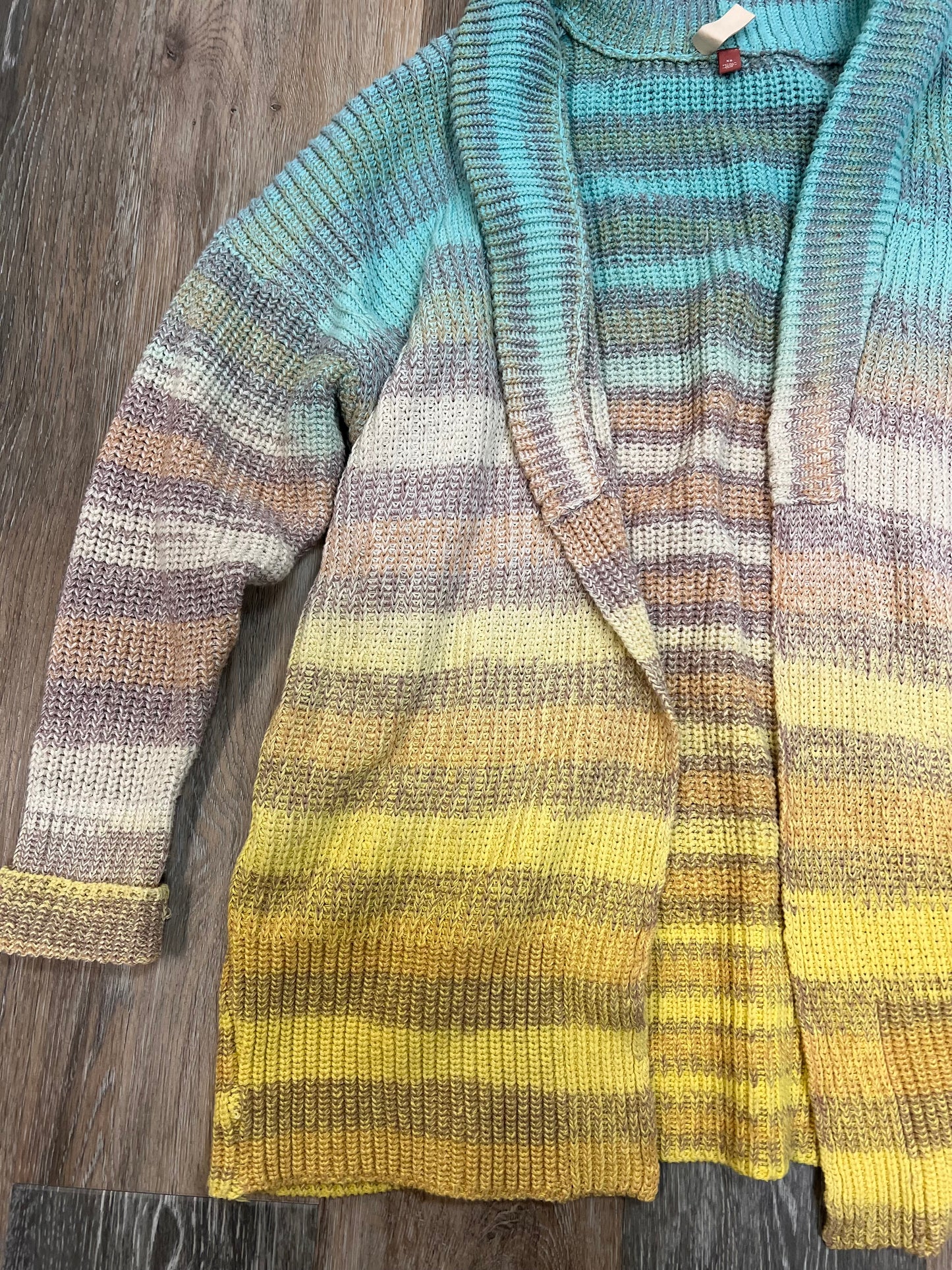 Sweater Cardigan By Pilcro In Multi-colored, Size: Xs