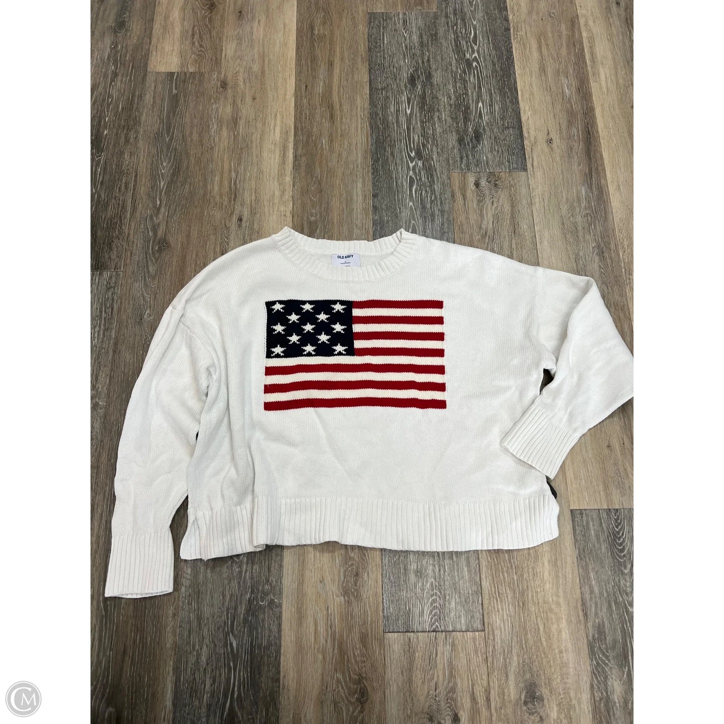 Sweater By Old Navy In White, Size: Xl
