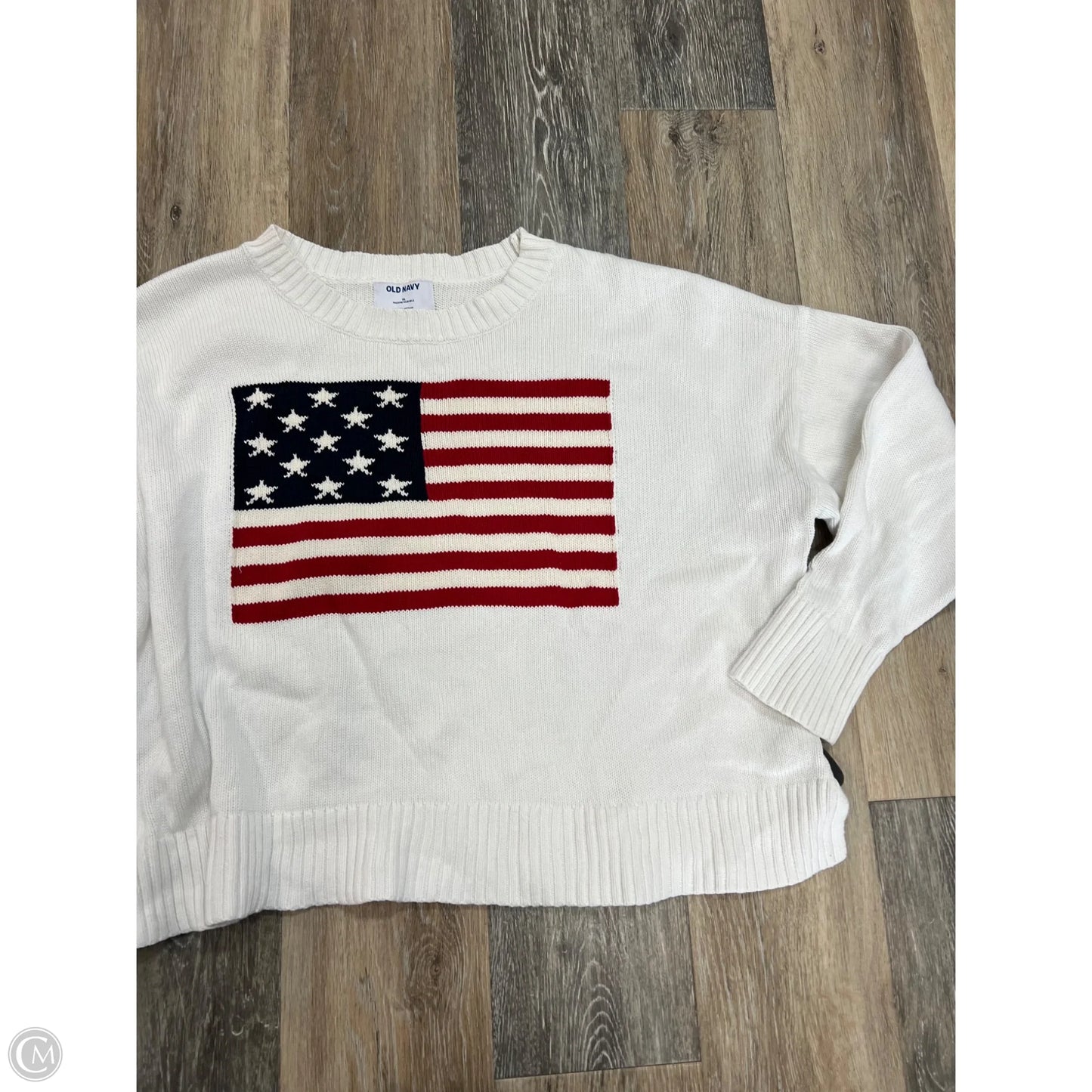 Sweater By Old Navy In White, Size: Xl
