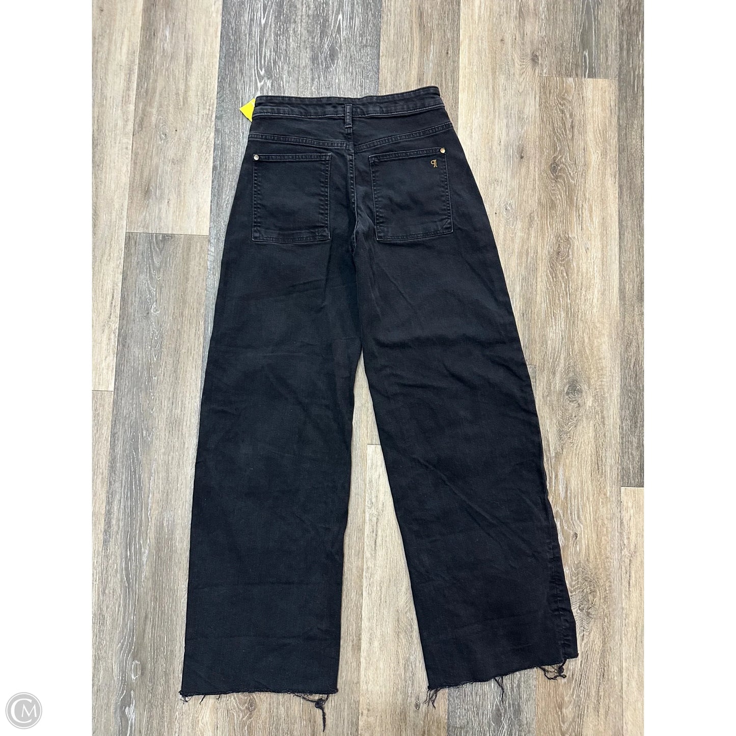 Jeans Wide Leg By Pilcro In Black Denim, Size: 2/26