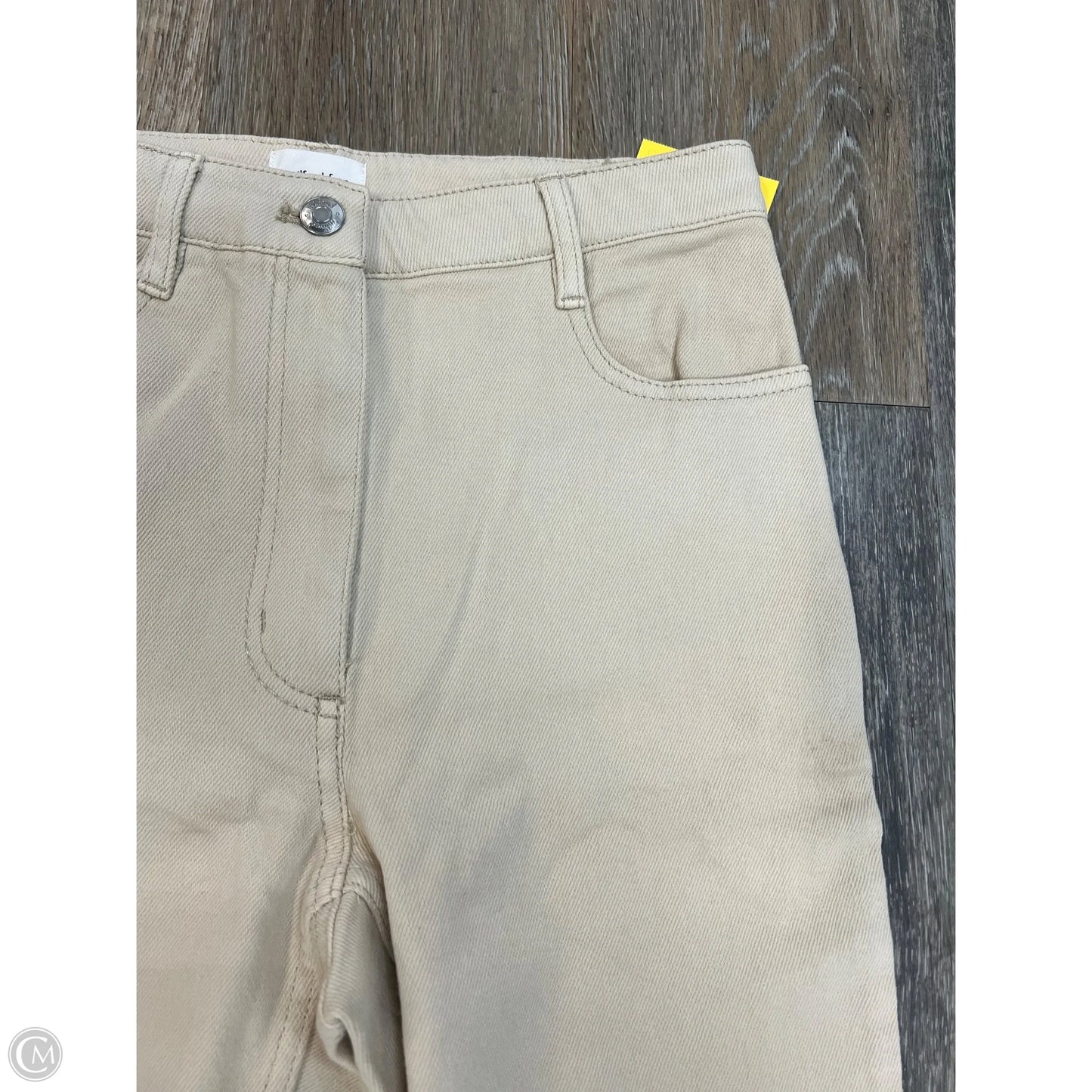 Jeans Boot Cut By Wilfred In Cream Denim, Size: 4