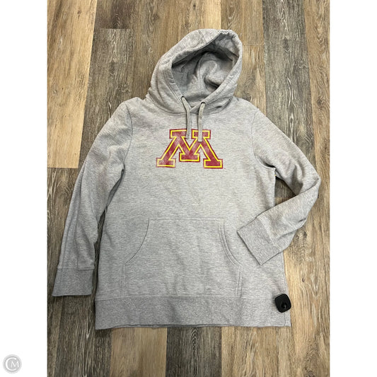 Athletic Sweatshirt Hoodie By Fanatics In Grey, Size: 2x