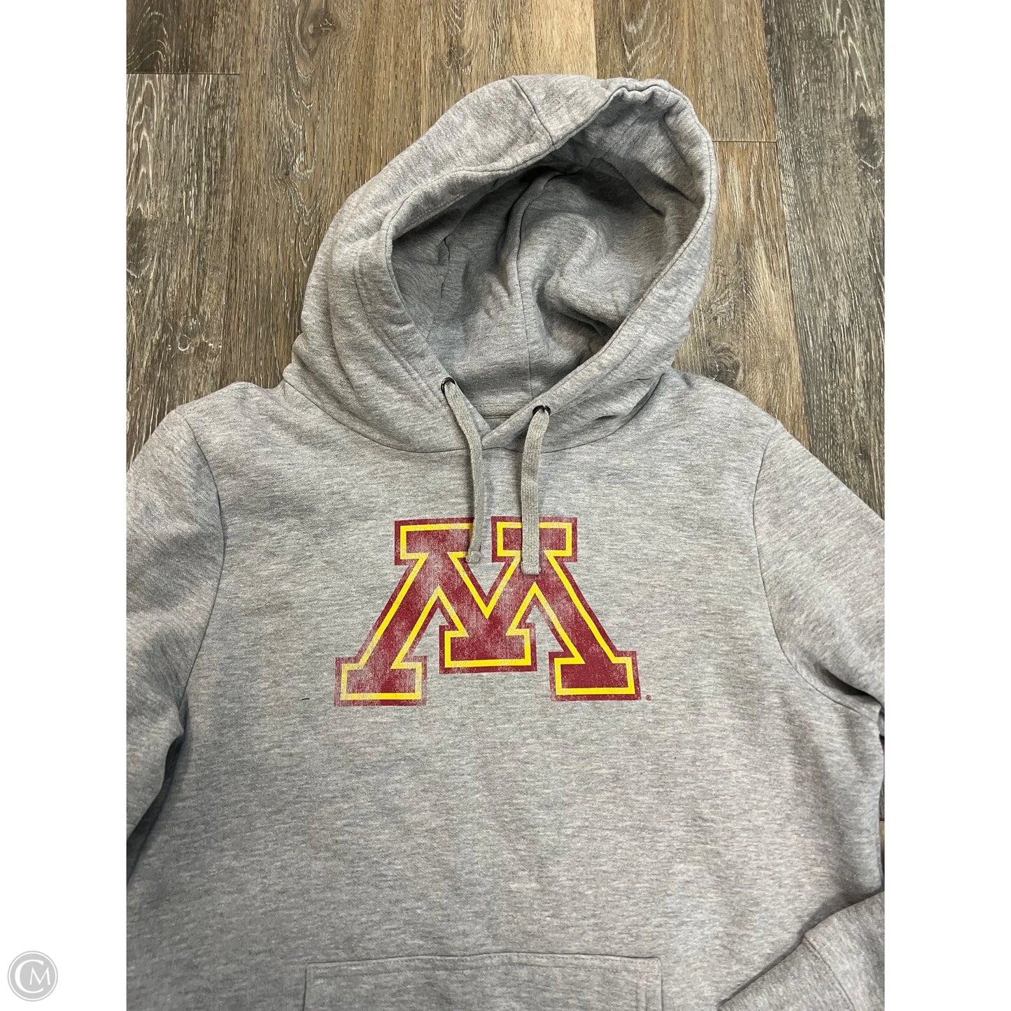 Athletic Sweatshirt Hoodie By Fanatics In Grey, Size: 2x