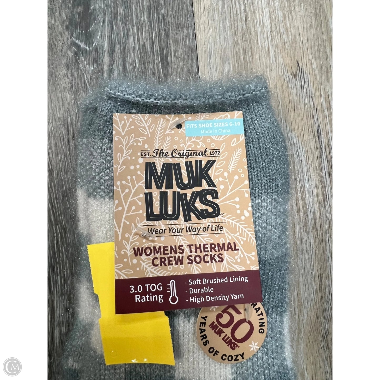 Socks By Muk Luks In Grey, Size: Onesize