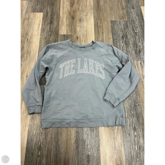 Sweatshirt Crewneck By Retrobrand In Blue, Size: M