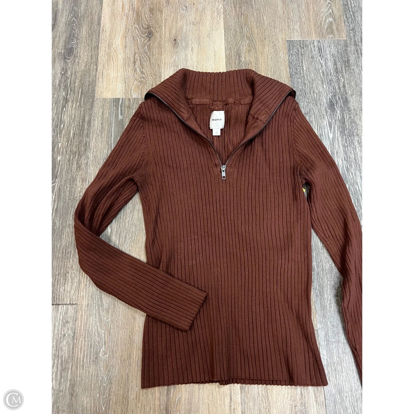 Sweater By Maeve In Brown, Size: L