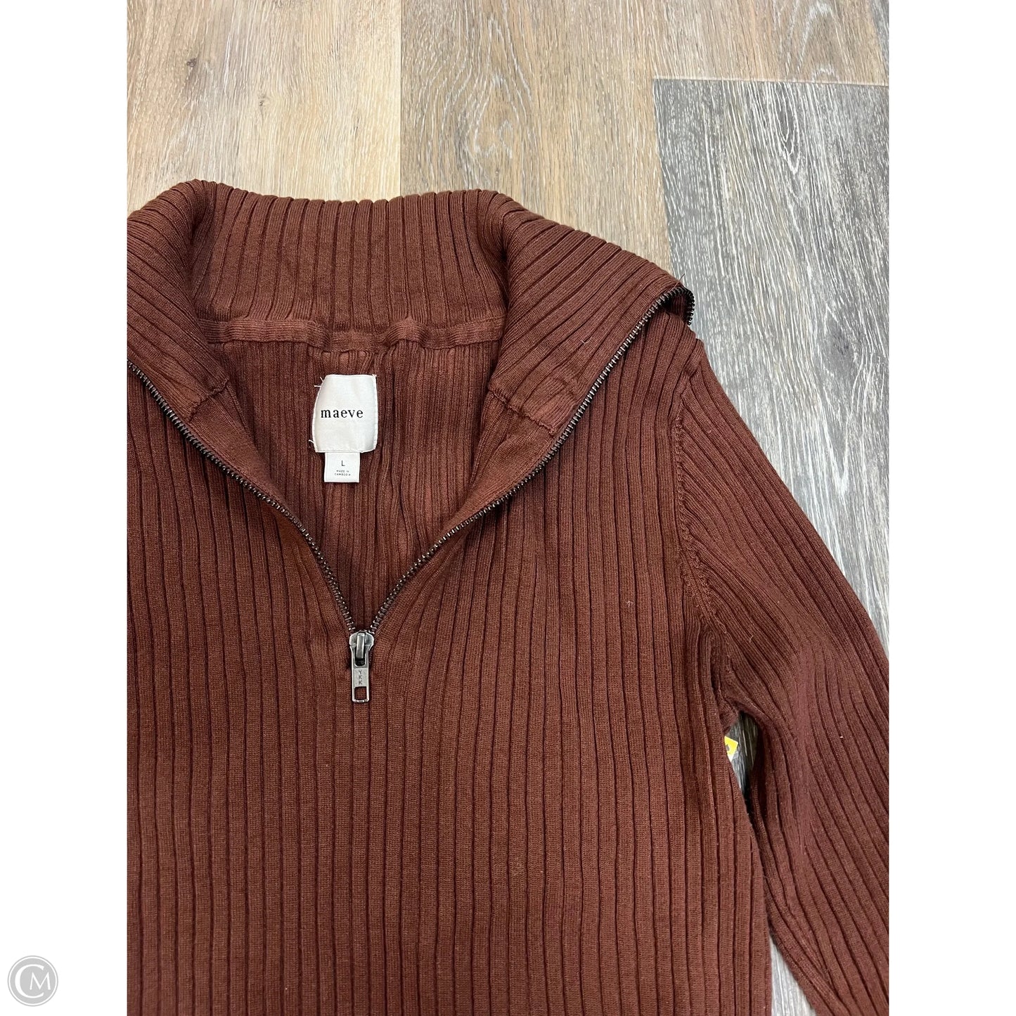 Sweater By Maeve In Brown, Size: L