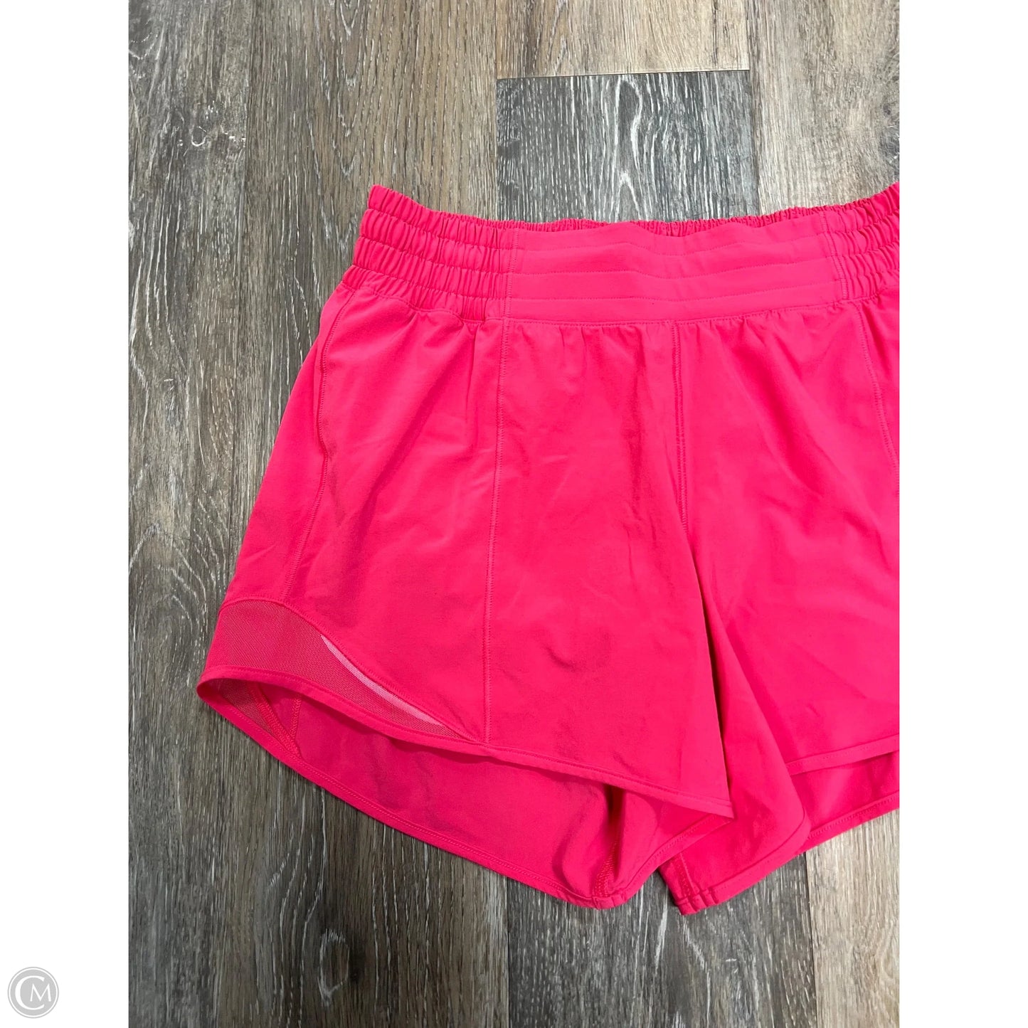 Athletic Shorts By Lululemon In Pink, Size: 4