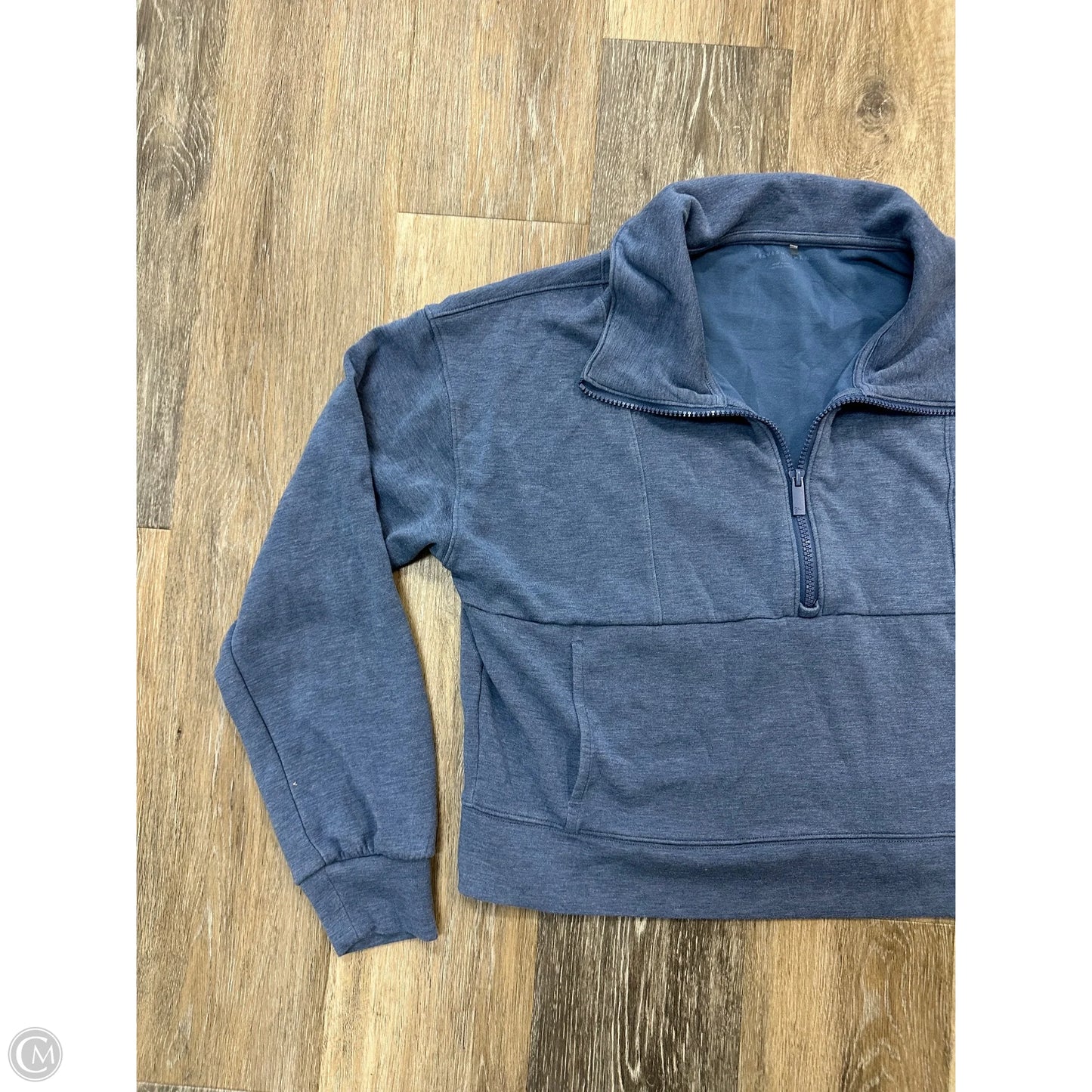 Athletic Sweatshirt Collar By Travis Matthew In Blue, Size: M