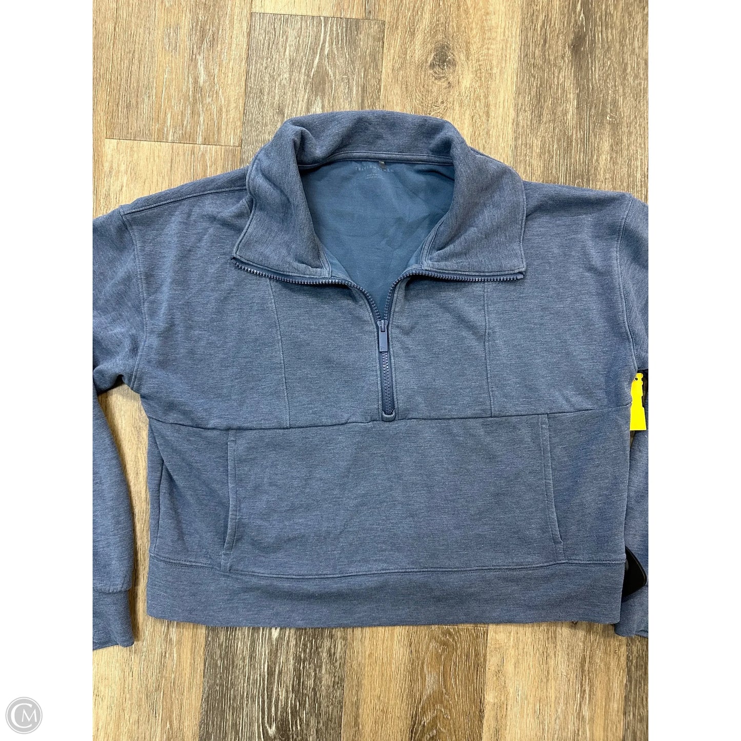 Athletic Sweatshirt Collar By Travis Matthew In Blue, Size: M