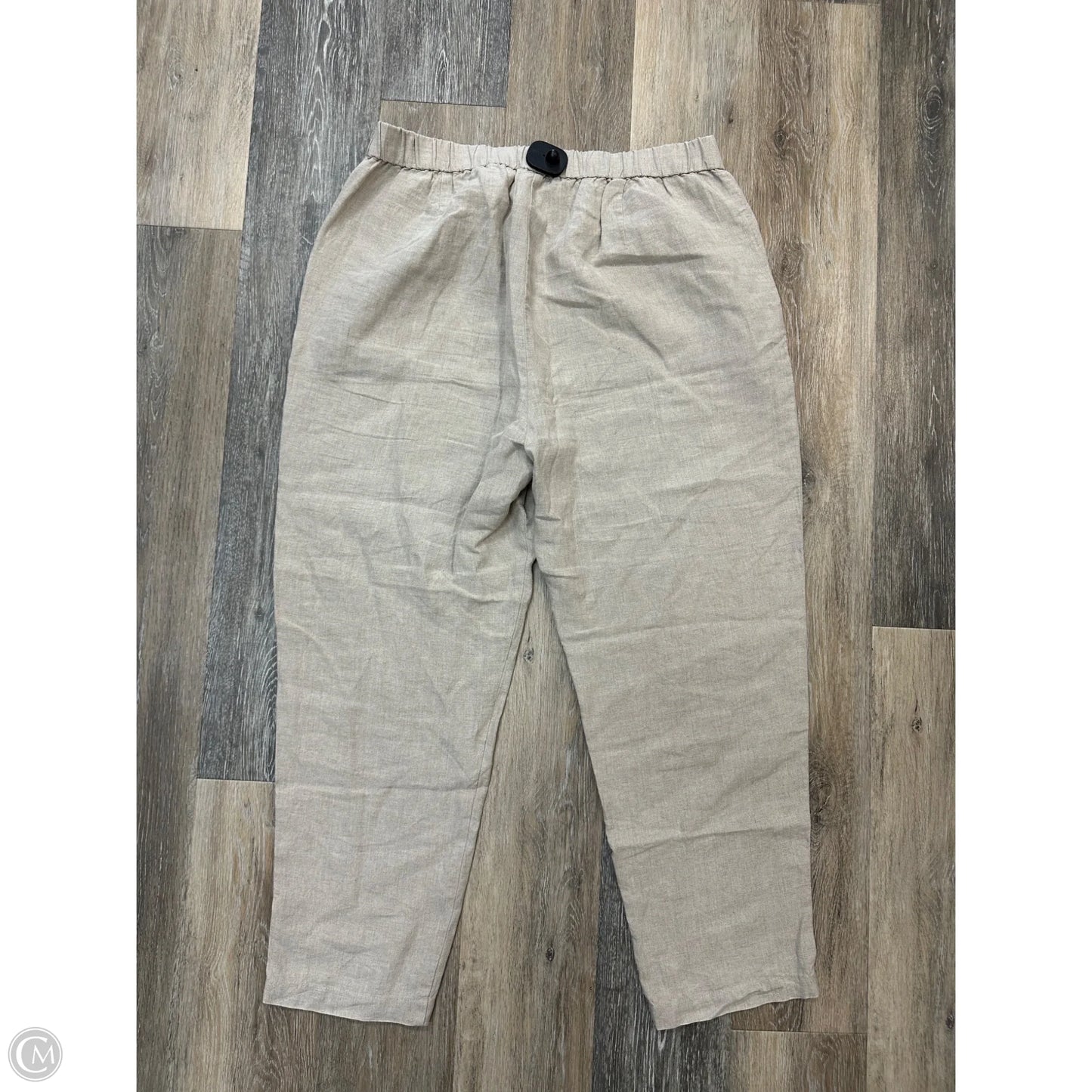 Pants Linen By Eileen Fisher In Tan, Size: L