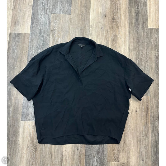 Blouse Long Sleeve By Banana Republic In Black, Size: Xl