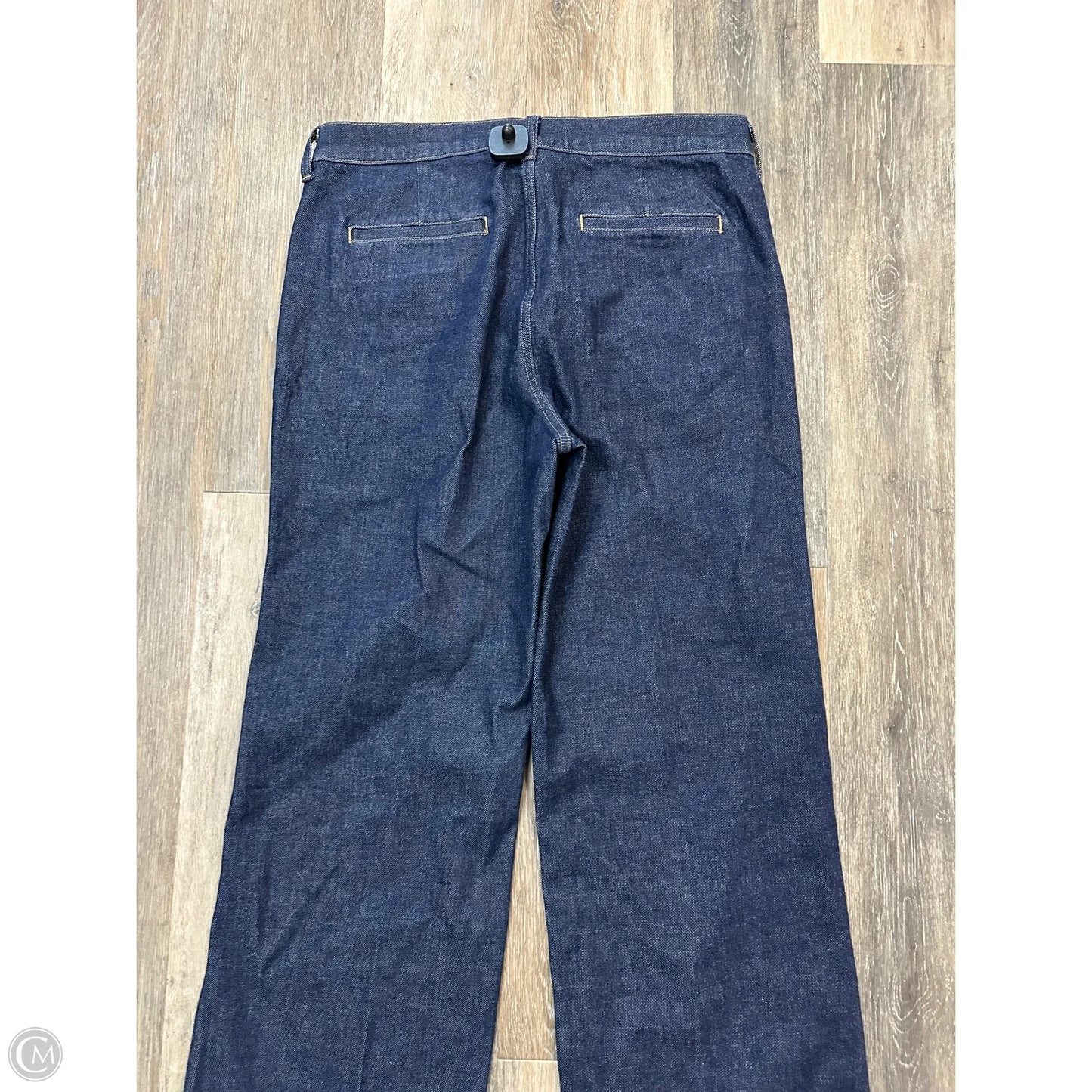 Jeans Wide Leg By J. Crew In Blue Denim, Size: 12