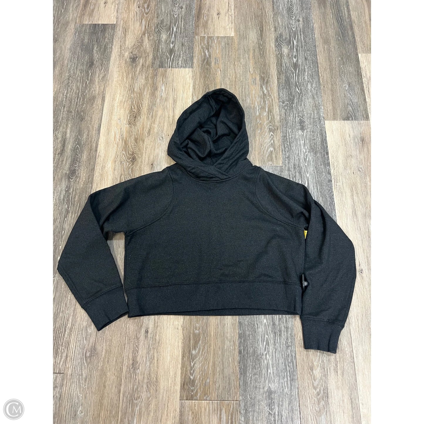 Athletic Sweatshirt Hoodie By Lululemon In Grey, Size: 8