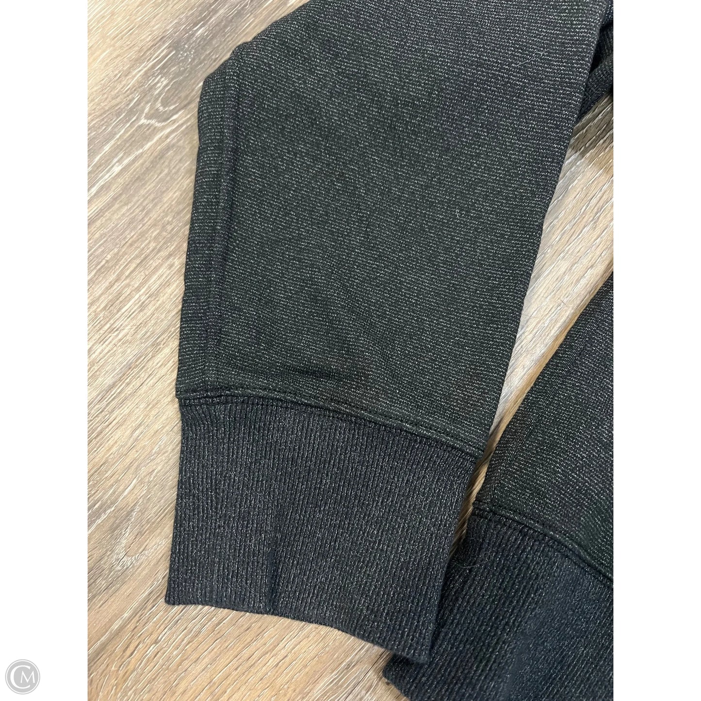 Athletic Sweatshirt Hoodie By Lululemon In Grey, Size: 8