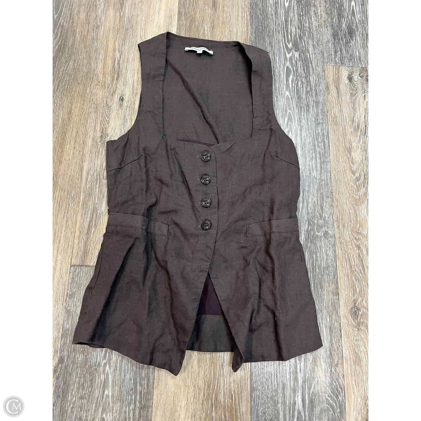 Top Sleeveless By Olivaceous In Brown, Size: S