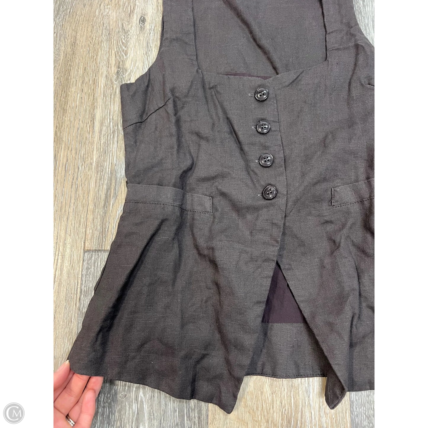 Top Sleeveless By Olivaceous In Brown, Size: S