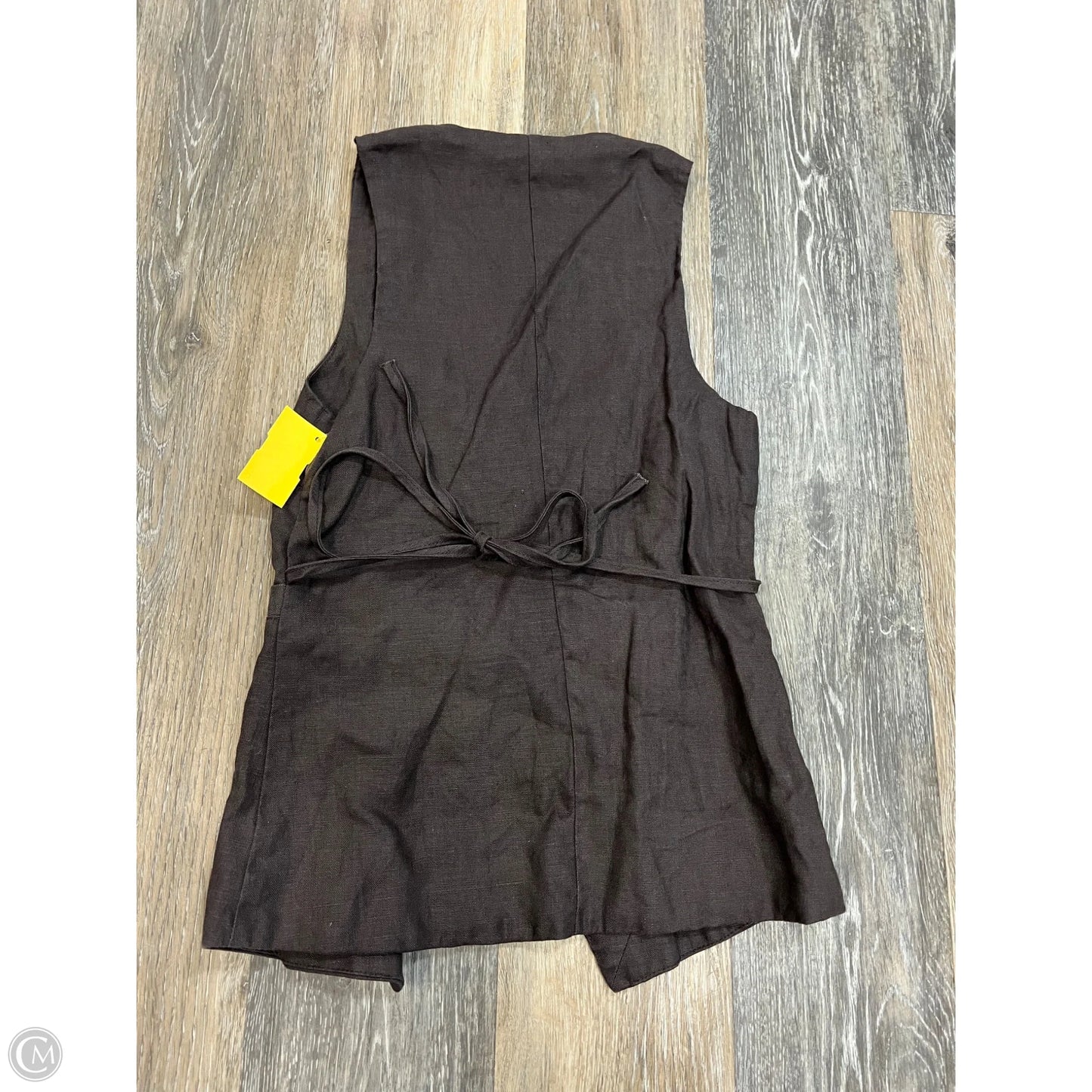 Top Sleeveless By Olivaceous In Brown, Size: S