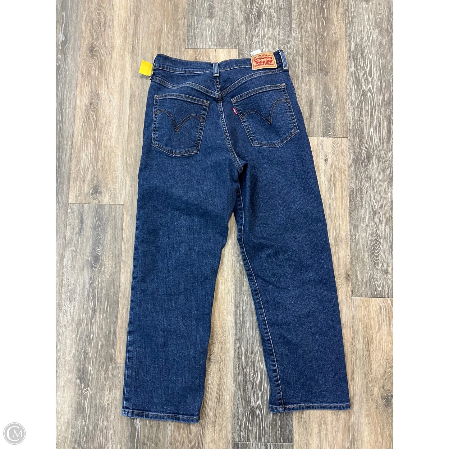 -Jeans Straight By Levis In Blue Denim, Size: 10