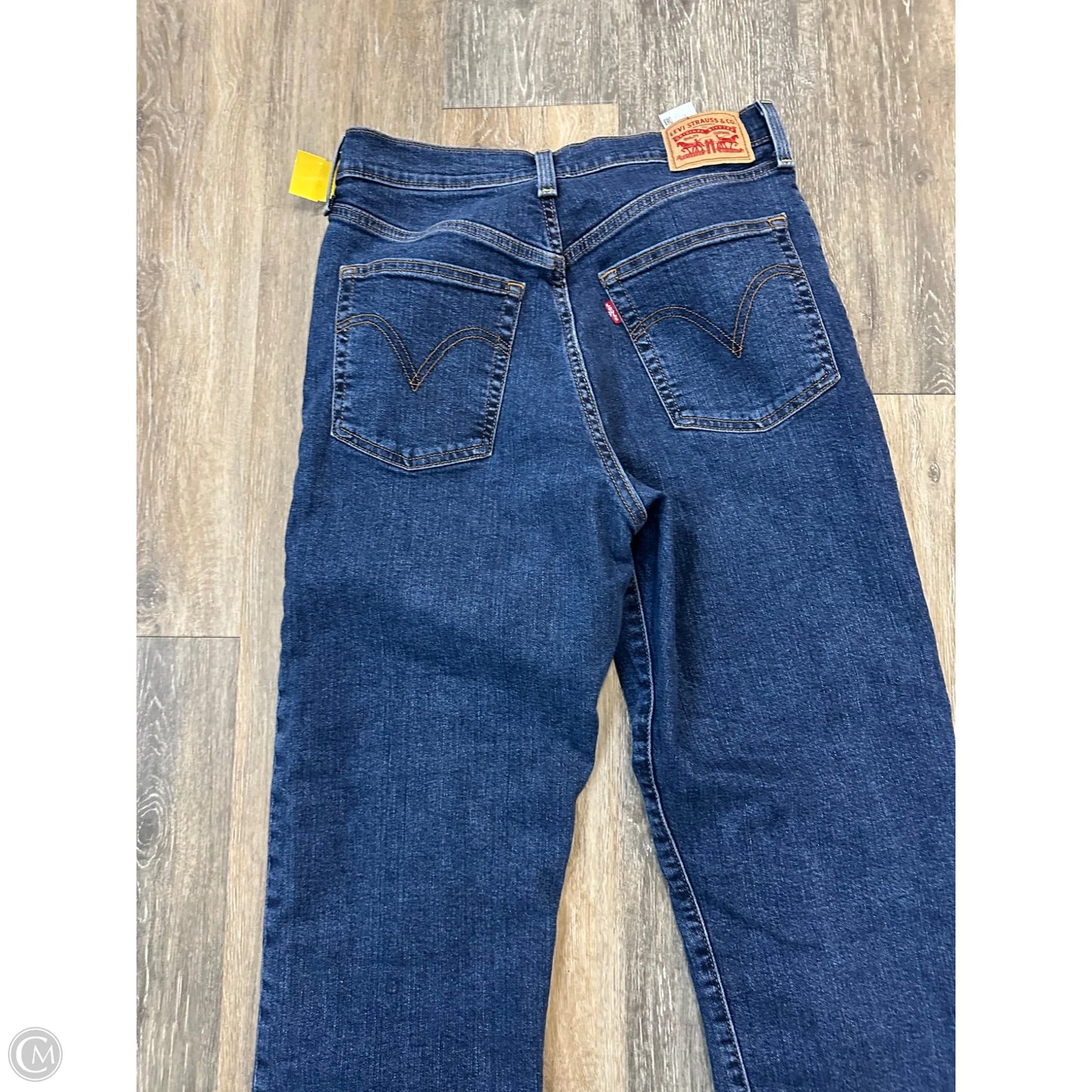 -Jeans Straight By Levis In Blue Denim, Size: 10