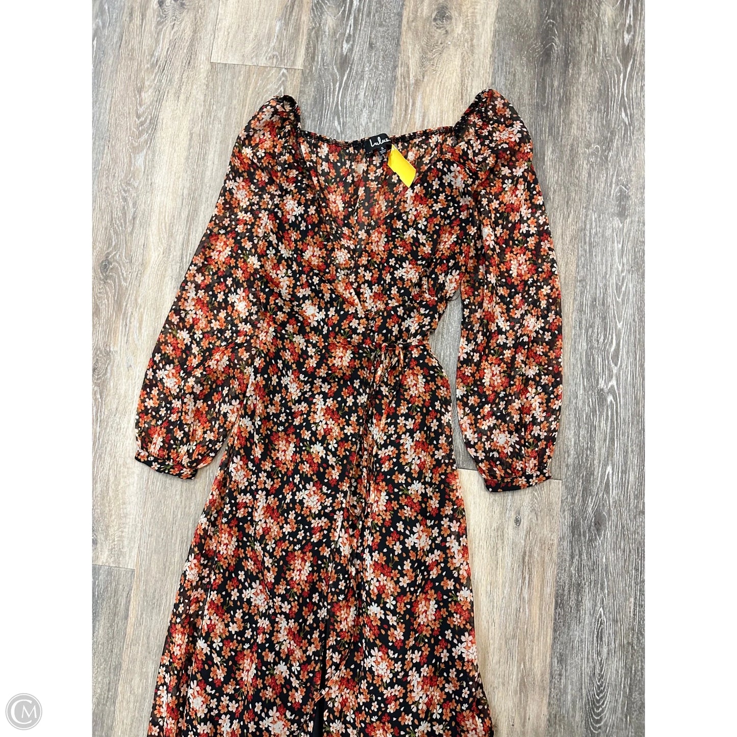 Dress Party Long By Lulus In Floral Print, Size: S