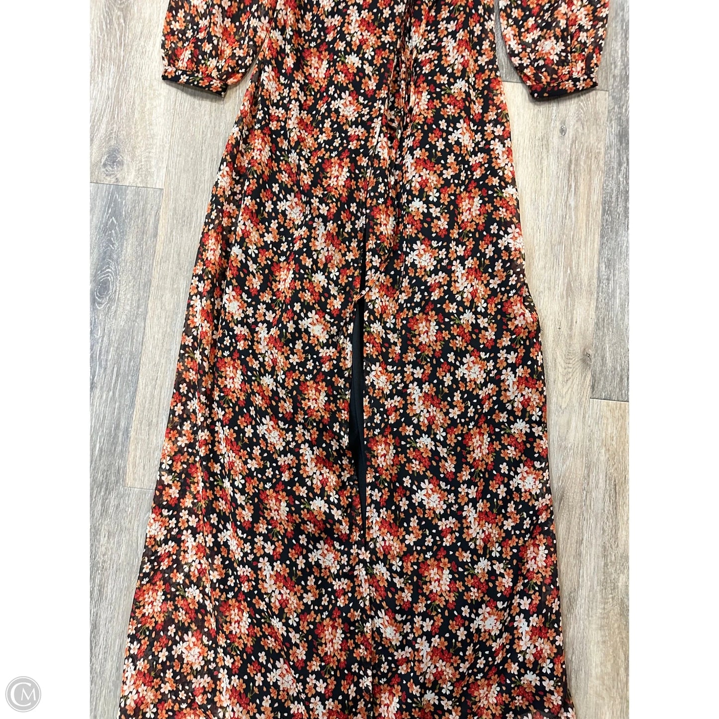 Dress Party Long By Lulus In Floral Print, Size: S