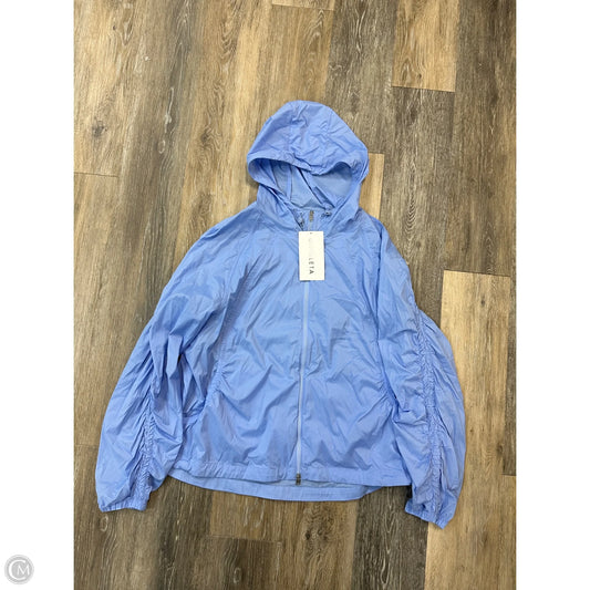 Athletic Jacket By Athleta In Blue, Size: M