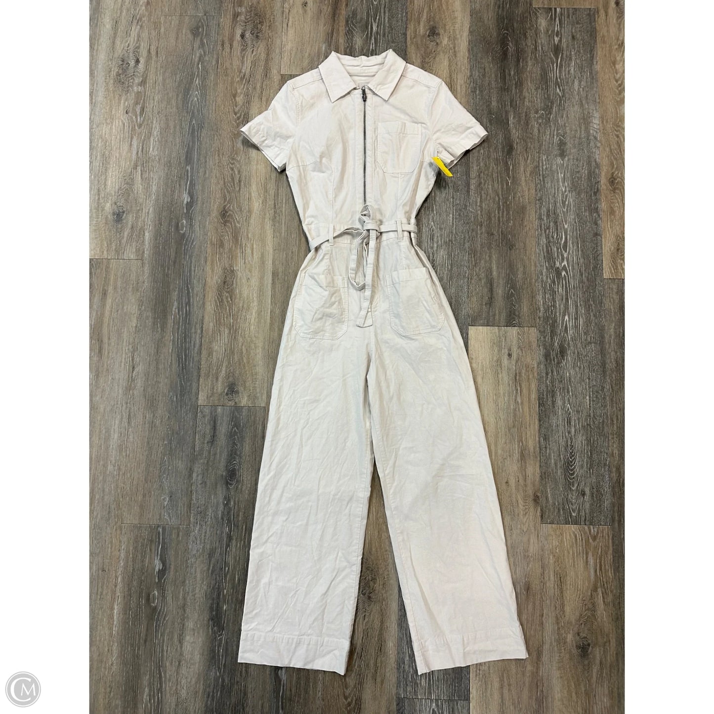 Jumpsuit By Maeve In Cream, Size: 4
