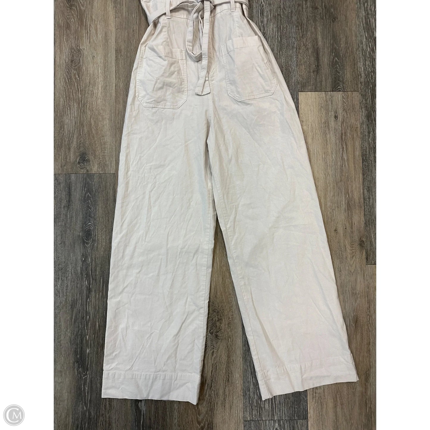 Jumpsuit By Maeve In Cream, Size: 4