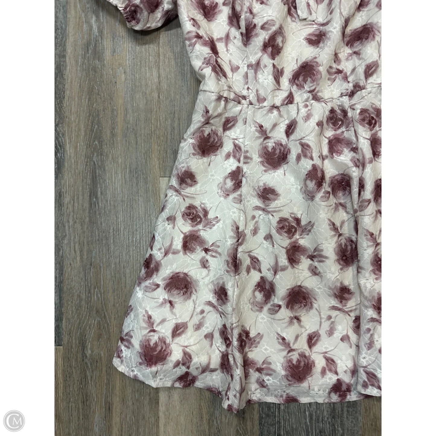 Dress Party Short By Lulus In Floral Print, Size: M