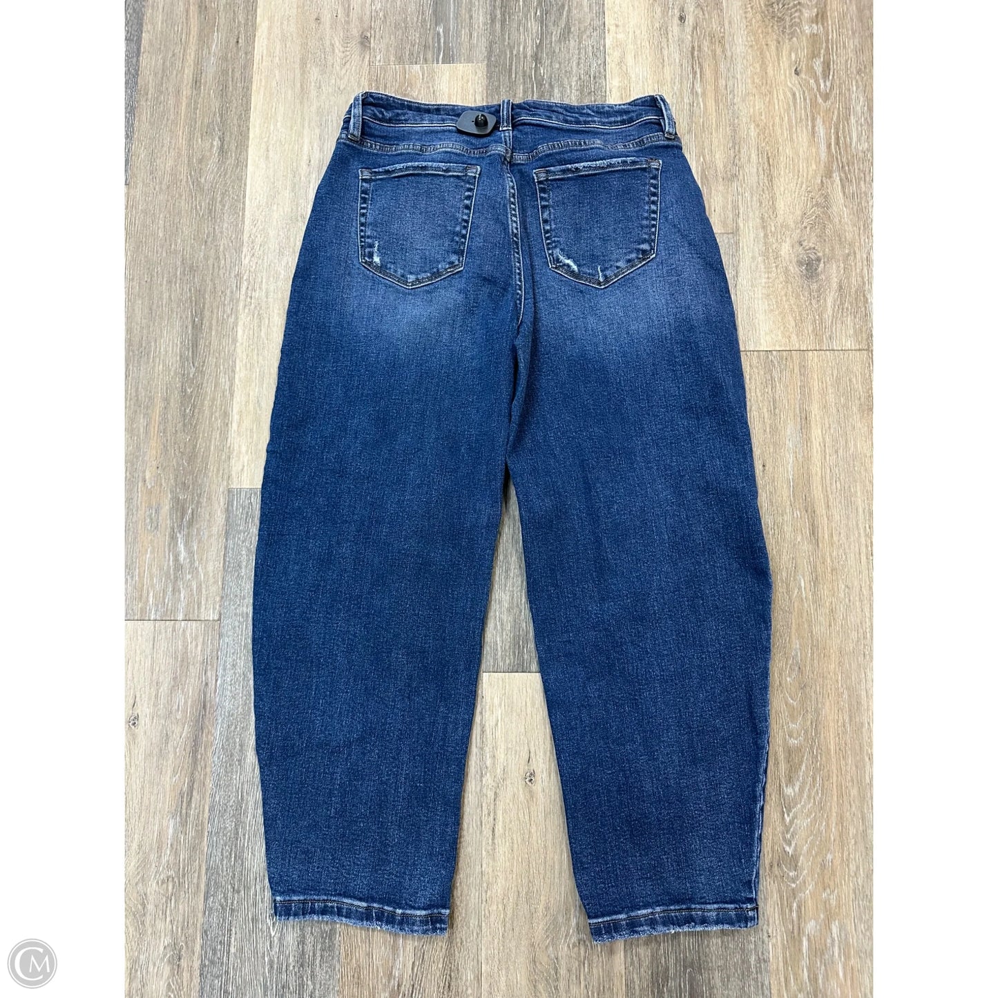 Jeans Straight By Vervet In Blue Denim, Size: 10