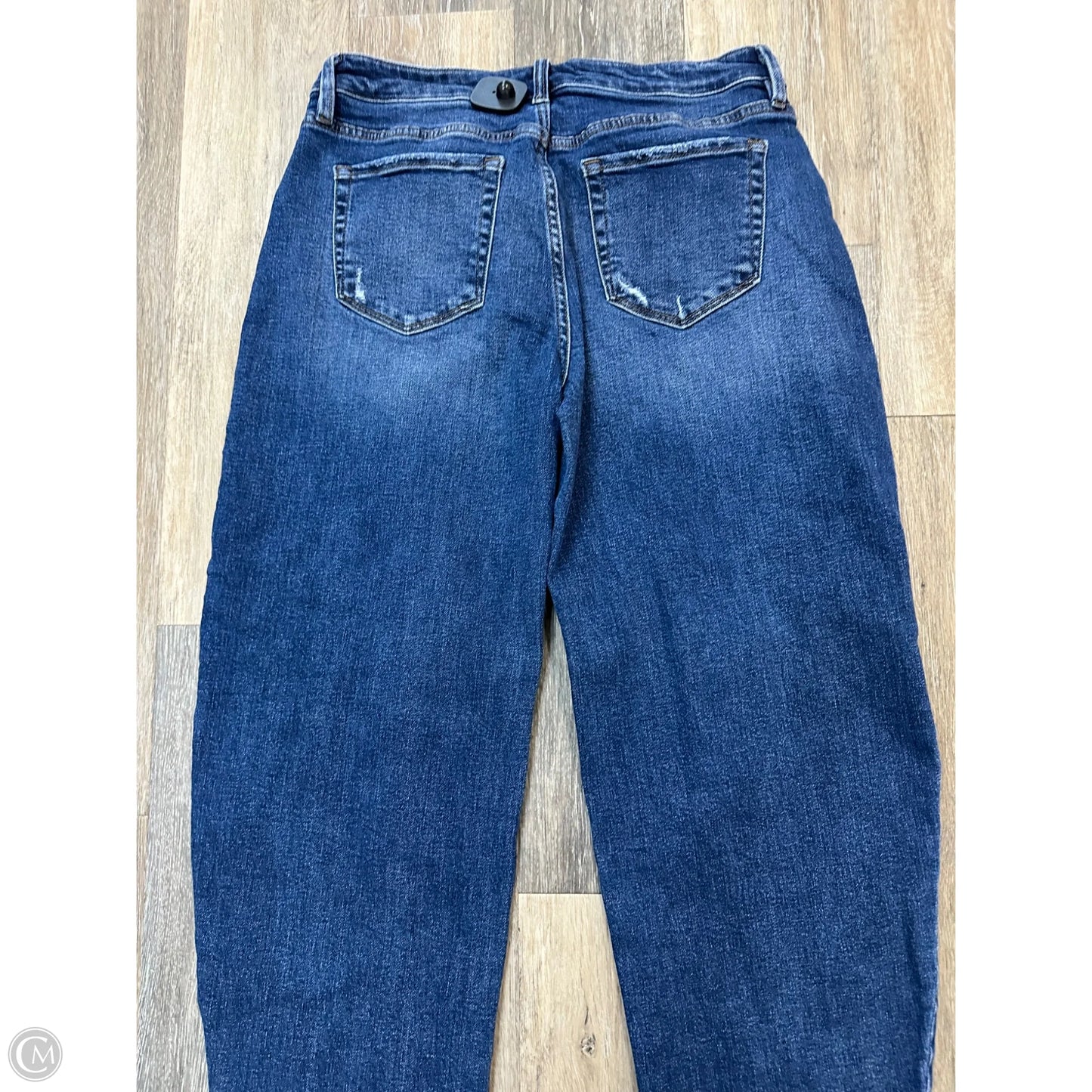 Jeans Straight By Vervet In Blue Denim, Size: 10