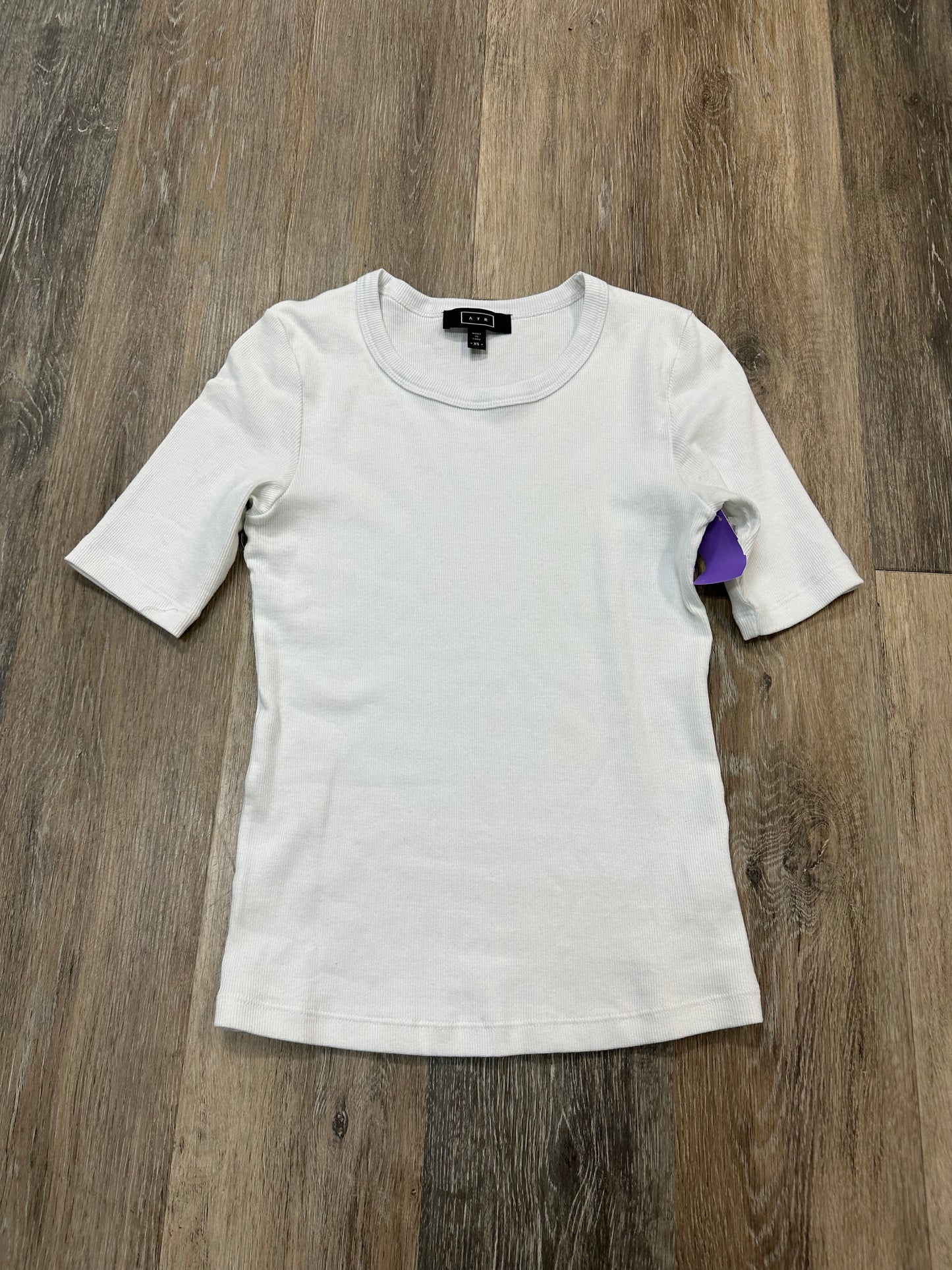 Top Short Sleeve By AYR In White, Size: Xs