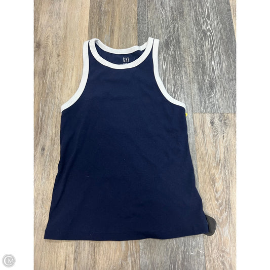 Tank Top By Gap In Blue, Size: M