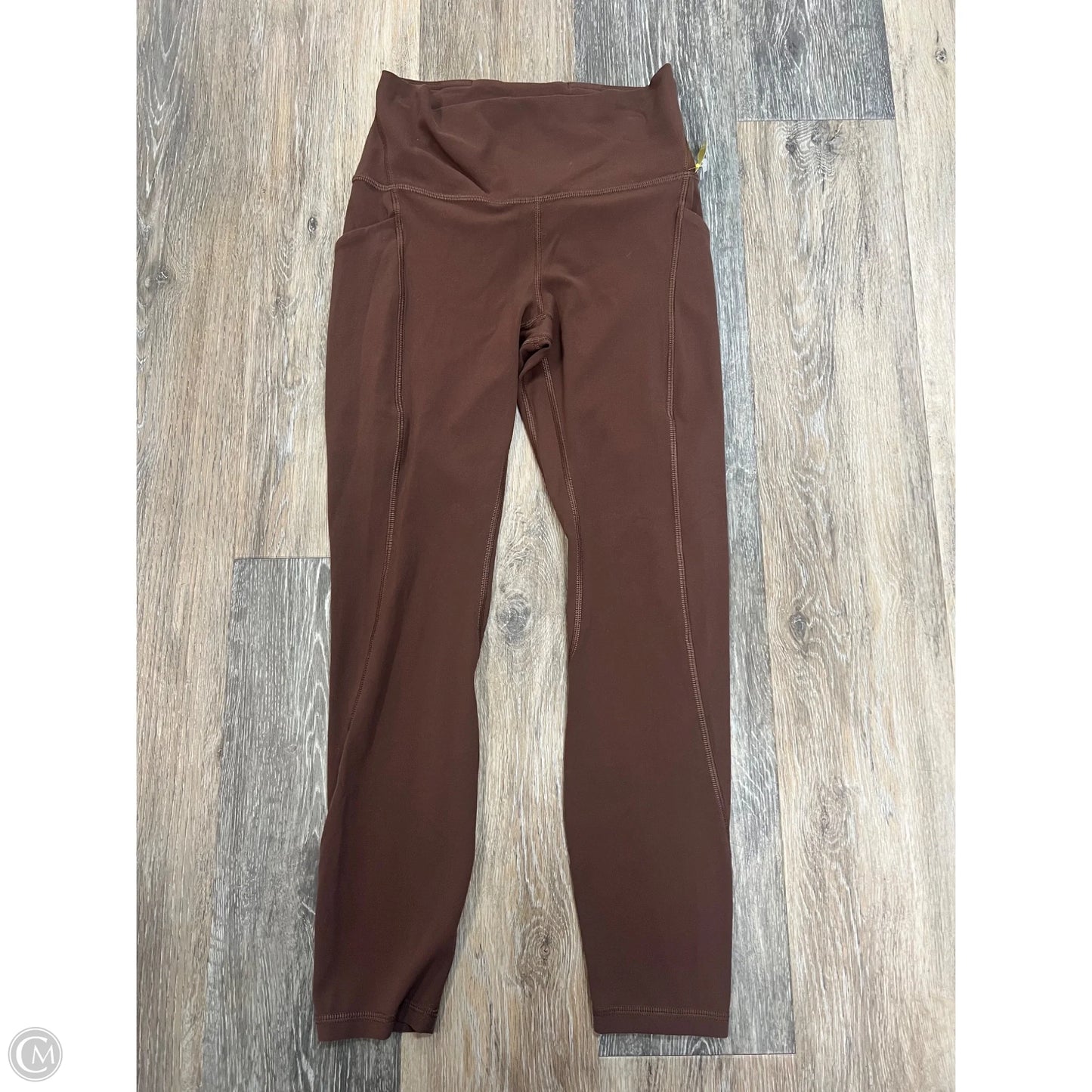 Athletic Leggings By Lululemon In Brown, Size: 6