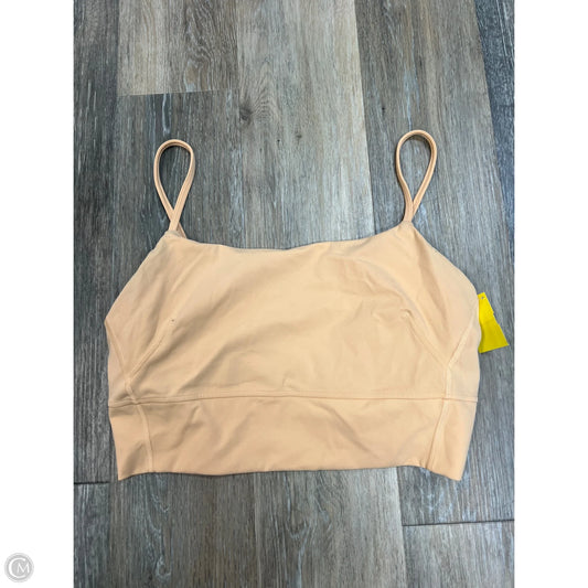 Athletic Bra By Lululemon In Orange, Size: 12