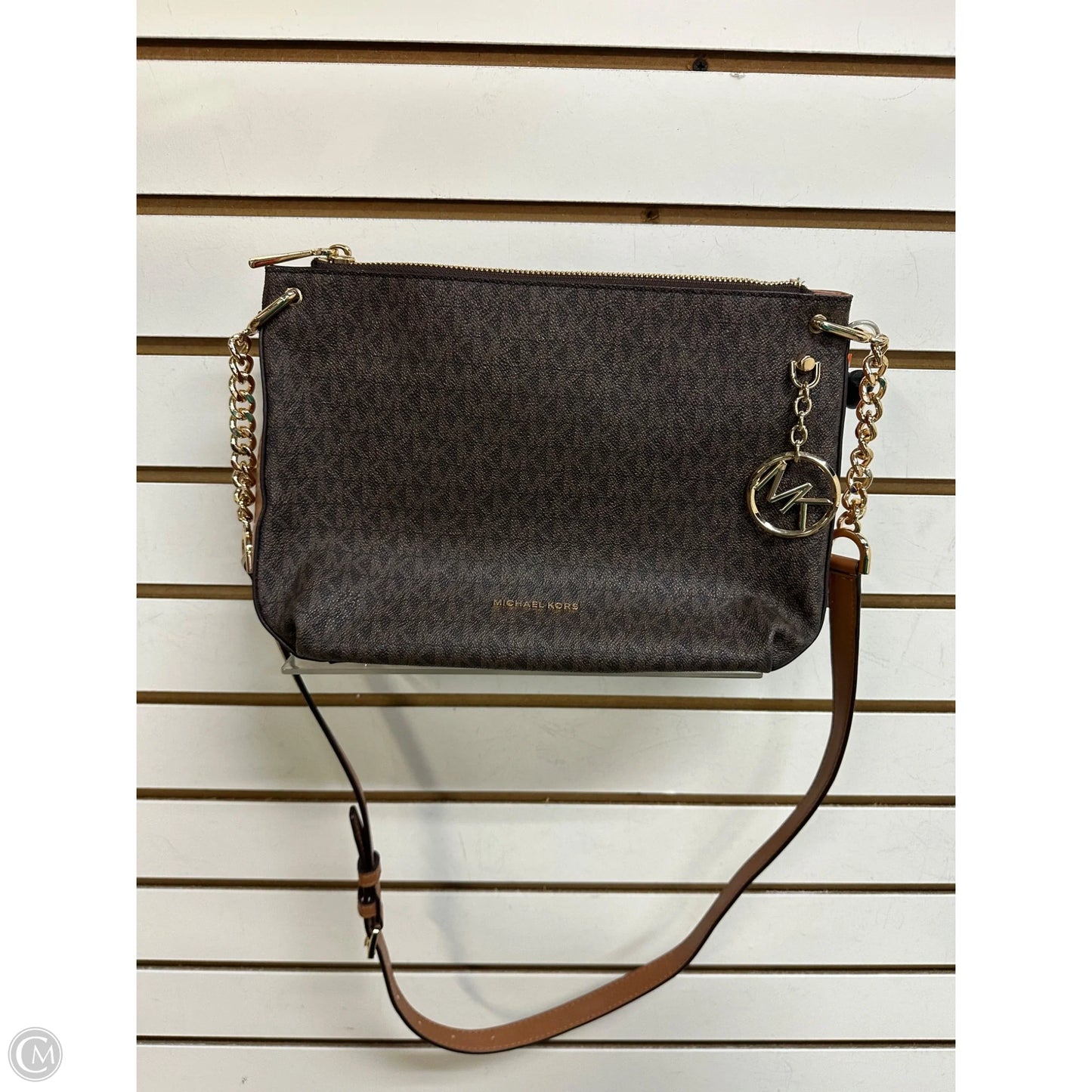 Crossbody Designer By Michael Kors, Size: Medium