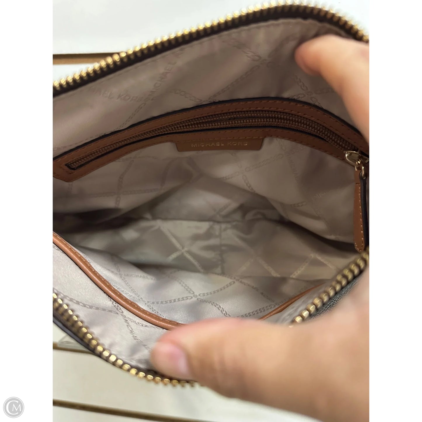 Crossbody Designer By Michael Kors, Size: Medium