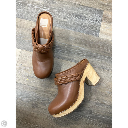 Shoes Heels Block By Dolce Vita In Tan, Size: 9.5