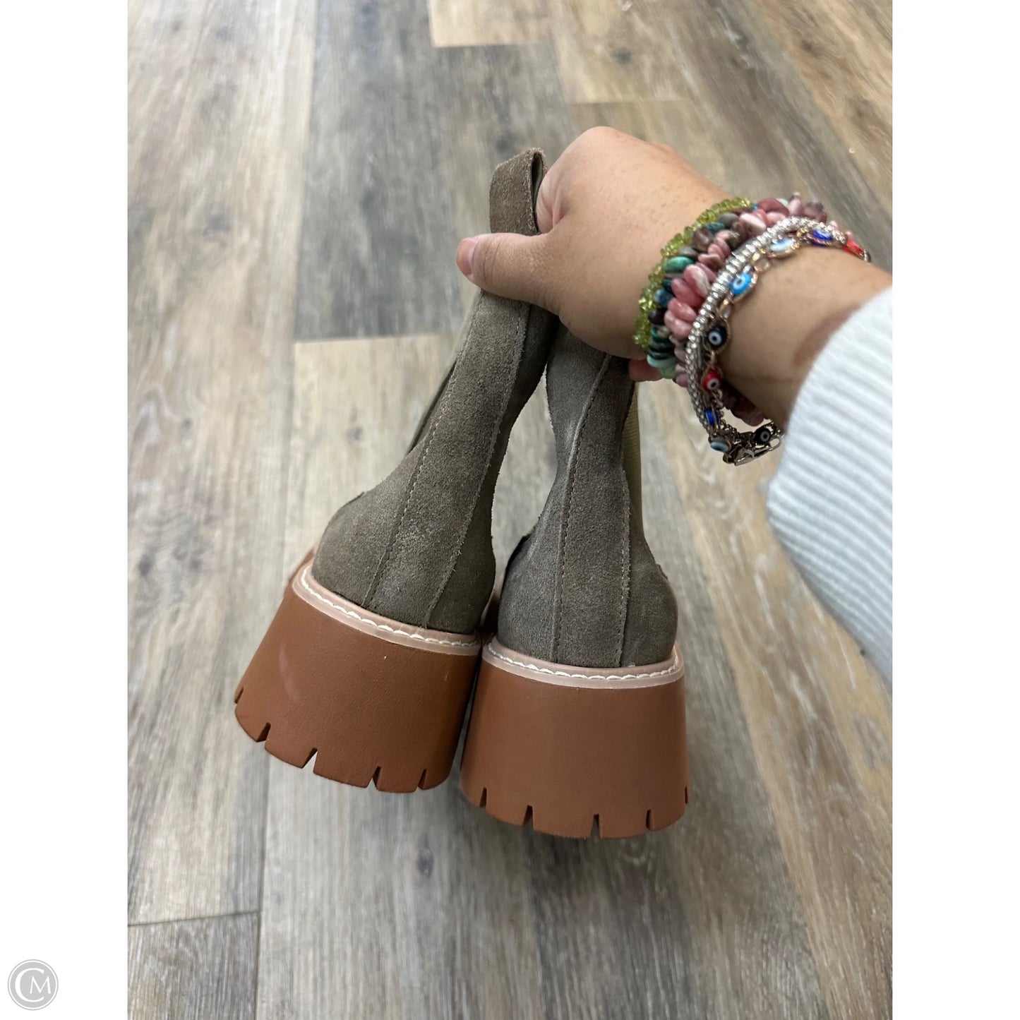 Boots Ankle Flats By Dolce Vita In Grey, Size: 9.5