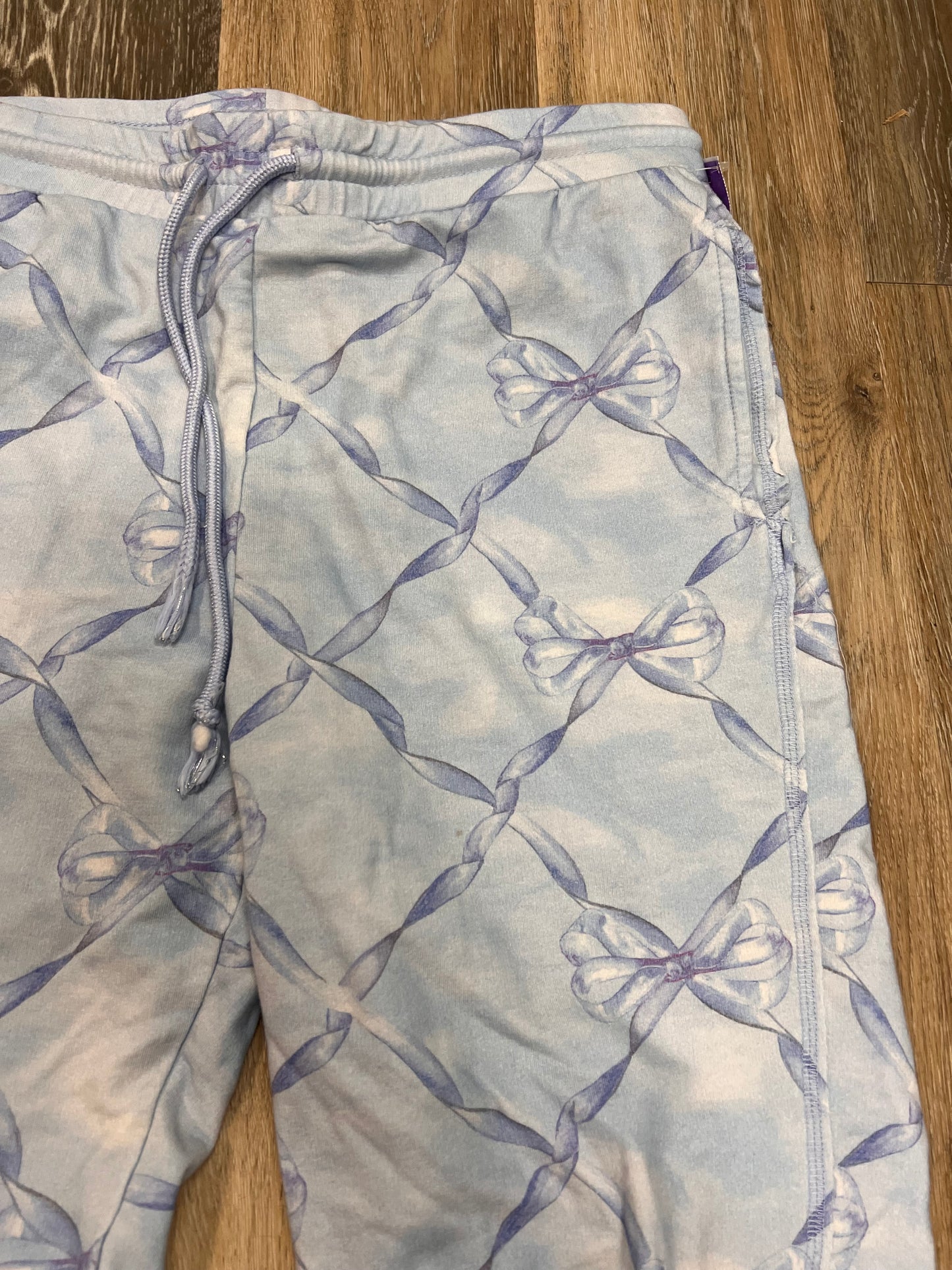 Pants Lounge By LOVESHACKFANCY x Beach Riot  In Blue, Size: M