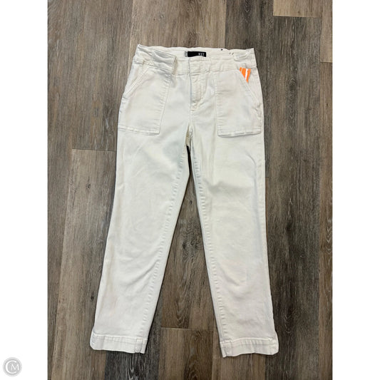 Jeans Skinny By Kut In White Denim, Size: 8