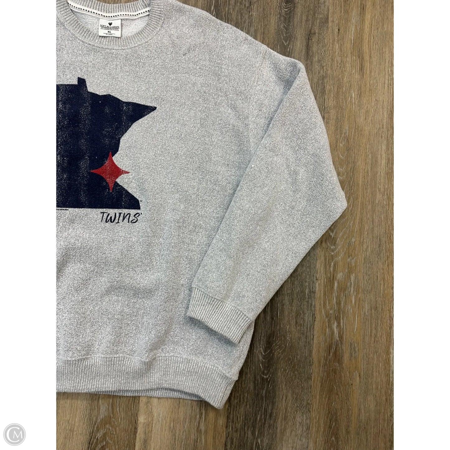 Sweater By Soft as a grape In Grey, Size: Xl