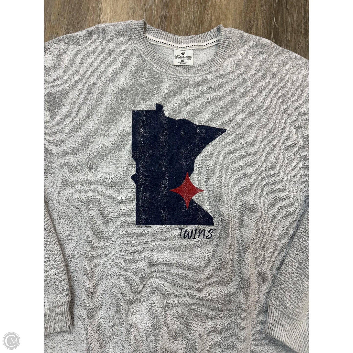 Sweater By Soft as a grape In Grey, Size: Xl