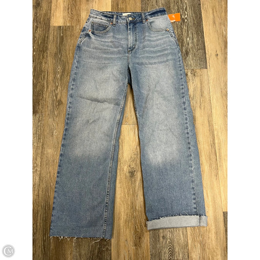 Jeans Wide Leg By 7 Diamonds In Blue Denim, Size: 8/29